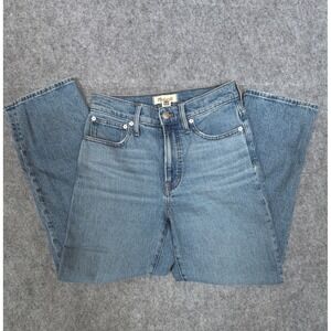 Madewell The Perfect Vintage Straight Jean Women 25P Blue High Rise